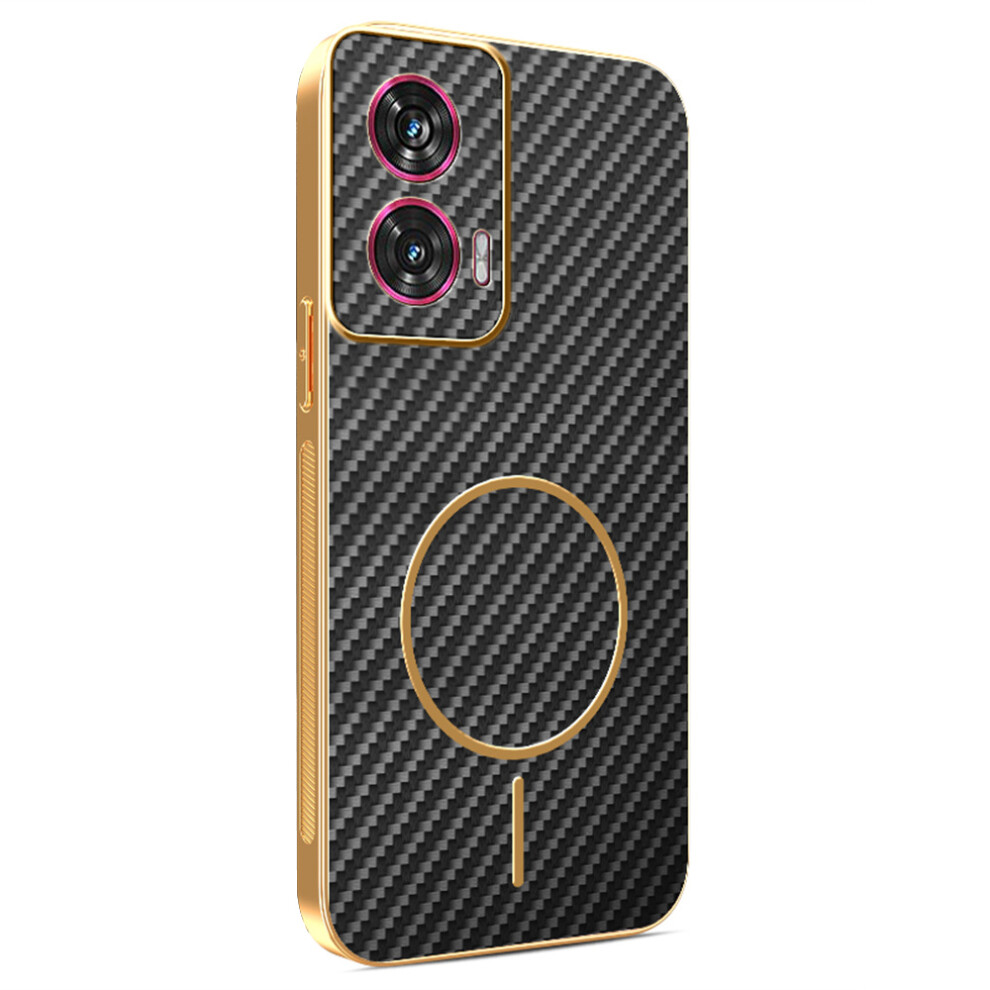 (Black) For Motorola Edge 50 Fusion Cases Black 6914284525484
