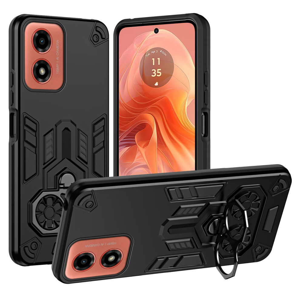 (Black) For Motorola Moto G24 4G Cases Black 6914286861504