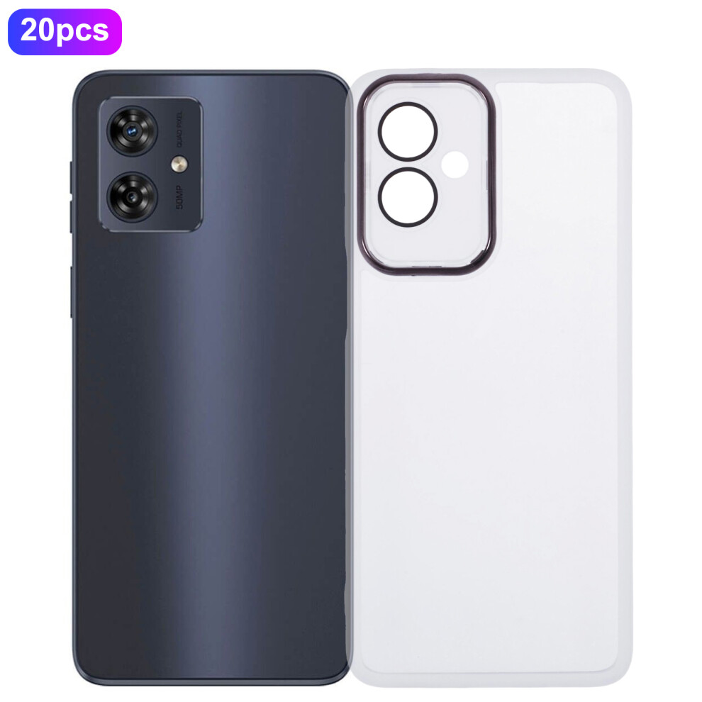 (Transparent ) For Motorola Moto G54 5G Cases White 6914280113968
