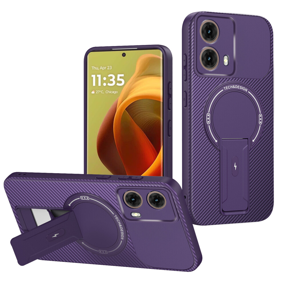 (Purple) For Motorola Moto G85 5G Cases Purple 6914285561078