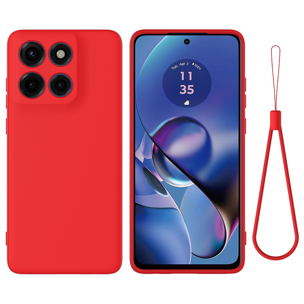 (Red) For Motorola Moto G86 Power 5G Cases