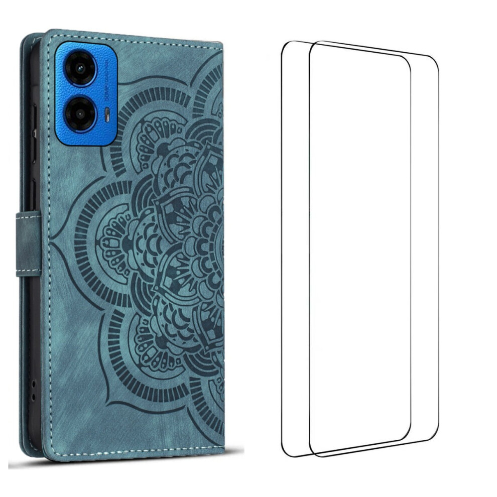 (Blue) For Motorola Moto G34 5G Cases Blue 6914287244085