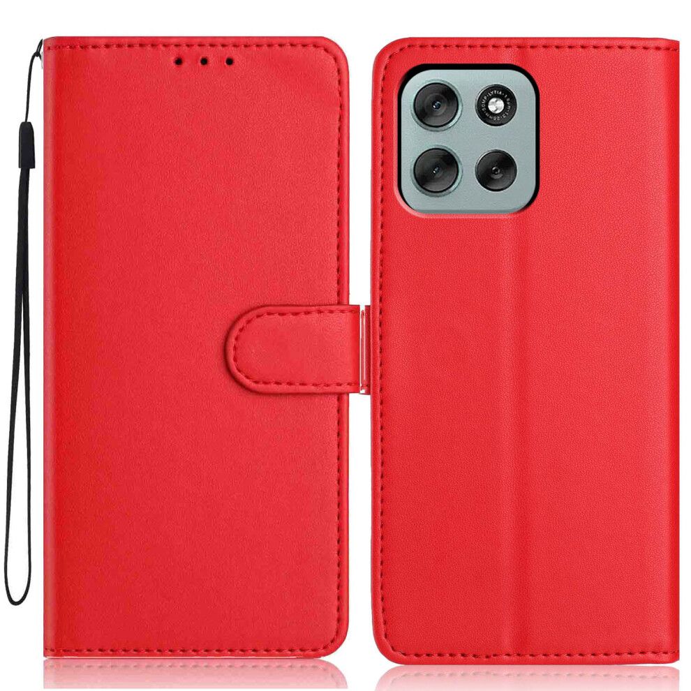 (Red) For Motorola Moto G56 5G Cases Red 6914281167588