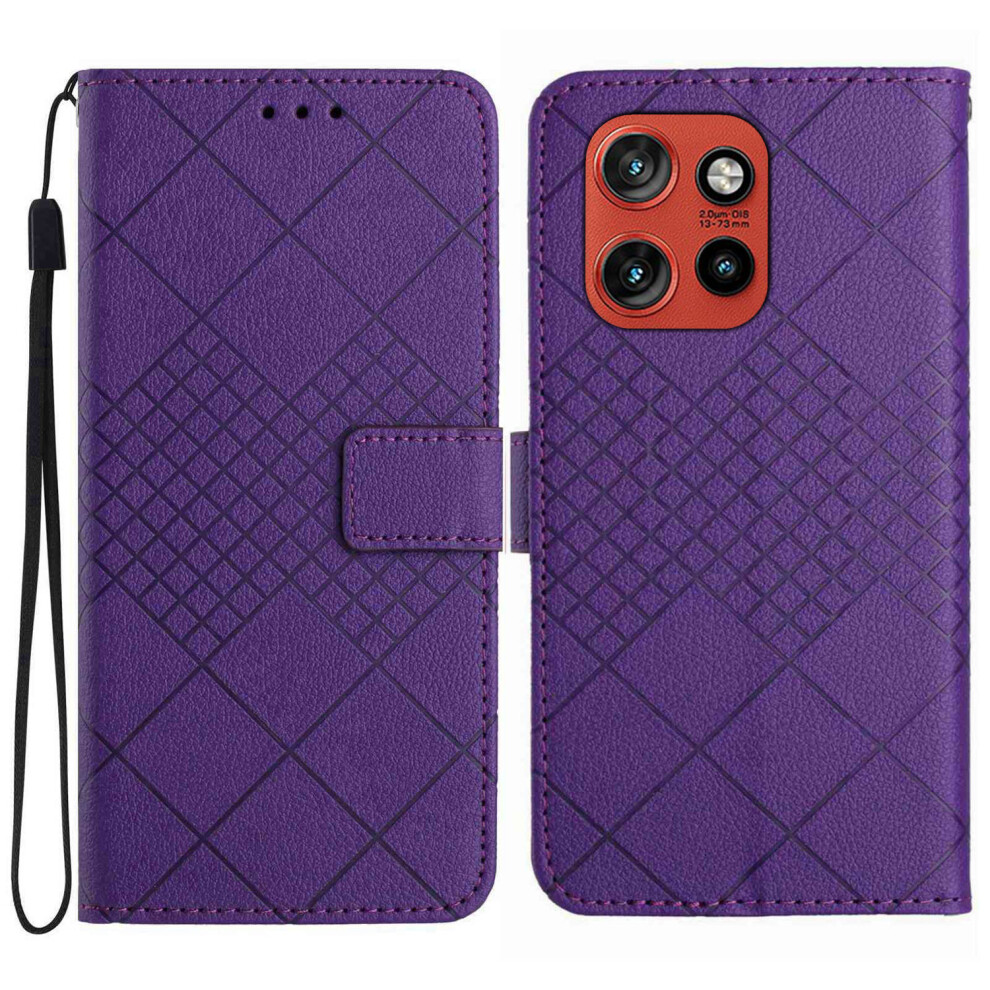 (Dark ) For Motorola Edge 60 Neo 5G Cases Purple 6914289278859