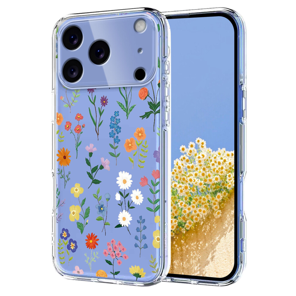 (Daisies) For Iphone 17 Pro Max Case Butterfly Floral Pattern Printing Tpu Phone Back Cover 6914287013391