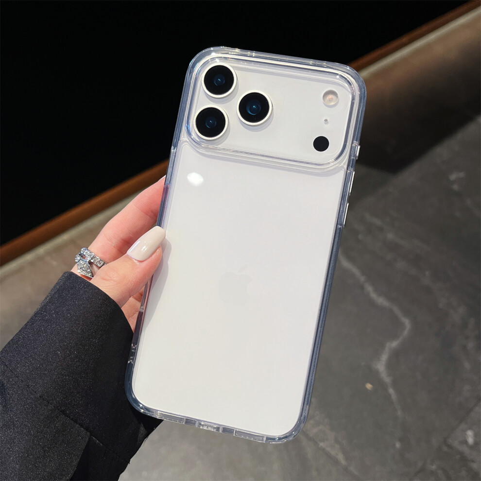 (Transparent ) For Iphone 17 Pro Max Case High Transparency Pc + Tpu Phone Cover White 6914285188657