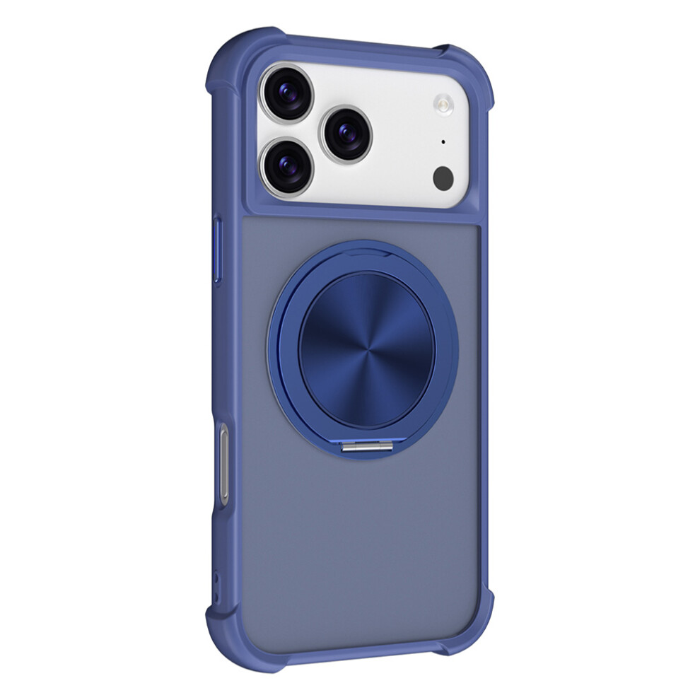 (Blue) For Iphone 17 Pro Case Compatible With Magsafe Cd Vein Kickstand Tpu + Pc Phone Cover Blue 6914284770211