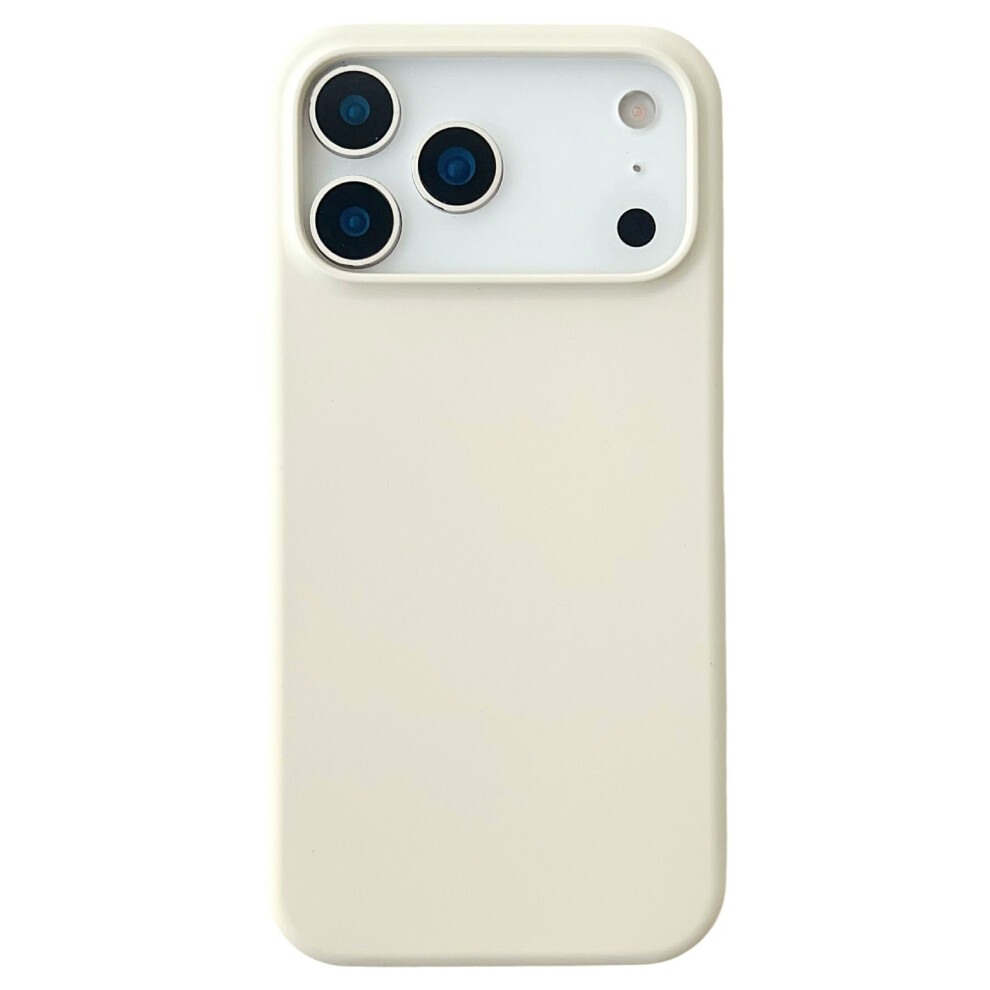 (Antique ) For Iphone 17 Pro Max Case Compatible With Magsafe Liquid Silicone Phone Back Cover White 6914280708270