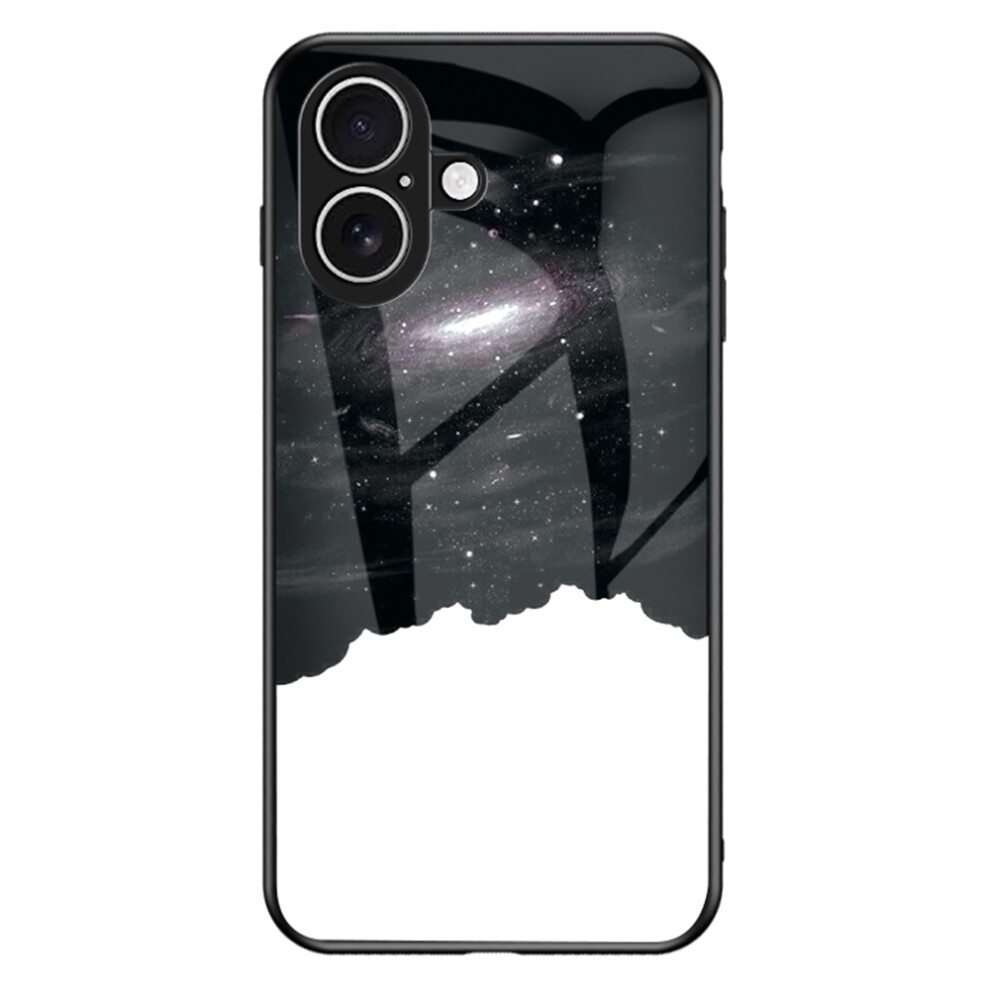 (Cosmic Starry Sky) For Iphone 17 Case Starry Sky Pattern Tempered Glass Phone Cover 6914285417207