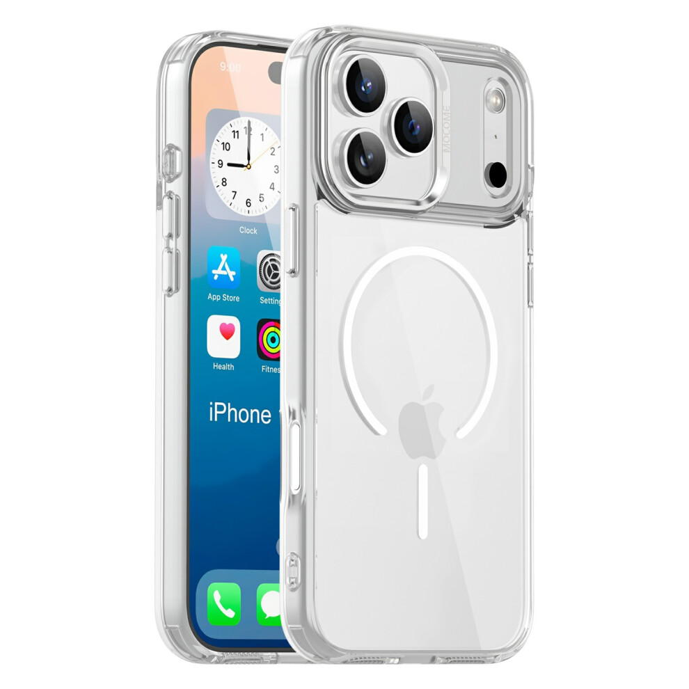 (Transparent) For Iphone 17 Pro Max Magnetic Case Compatible With Magsafe Tpu Pc Clear Phone Cover 6914287836969