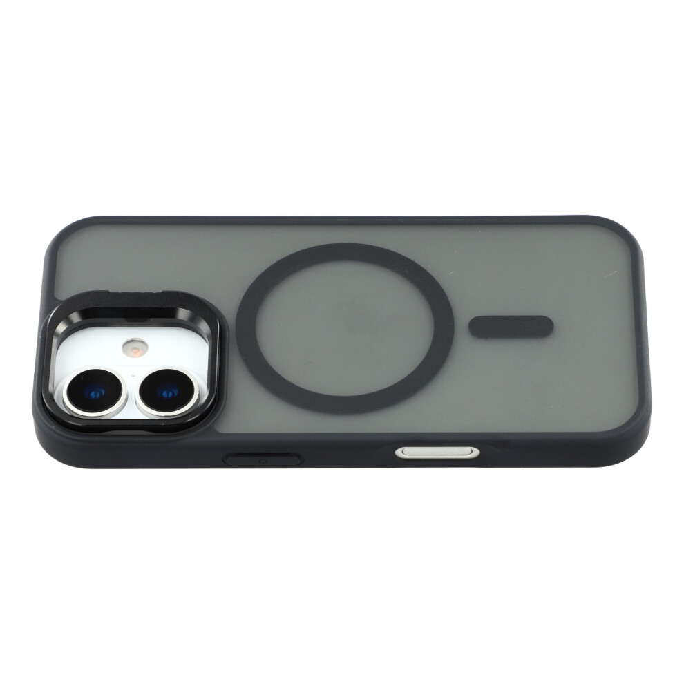 (Titanium ) For Iphone 17 Case Compatible With Magsafe Lens Kickstand Tpu + Pc Matte Phone Cover Black 6914285393693