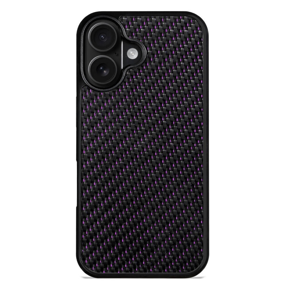 (Purple) For Iphone 17 Case Case Twill Texture Aramid Fiber + Tpu Shockproof Phone Cover Purple 6914287779730