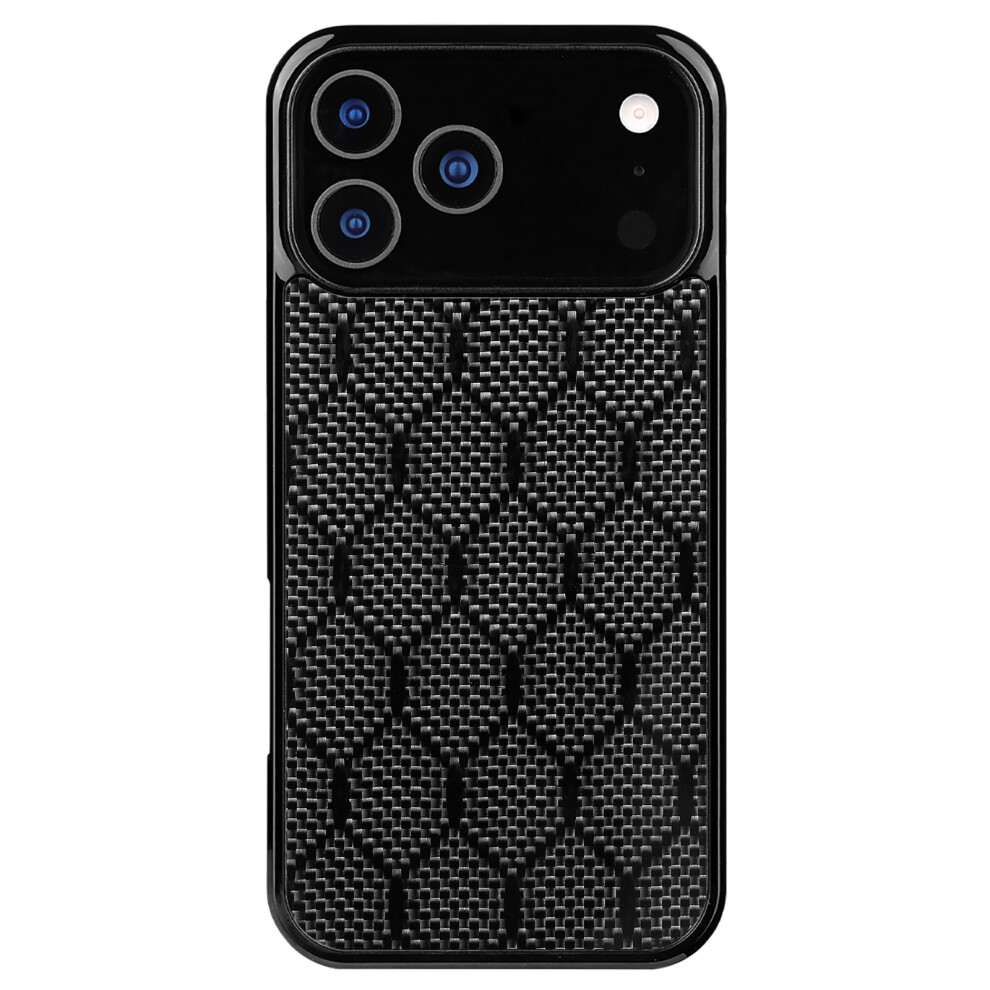 (Honeycomb Texture) For Iphone 17 Pro Case Aramid Fiber Tpu Shockproof Phone Cover 6914282405382