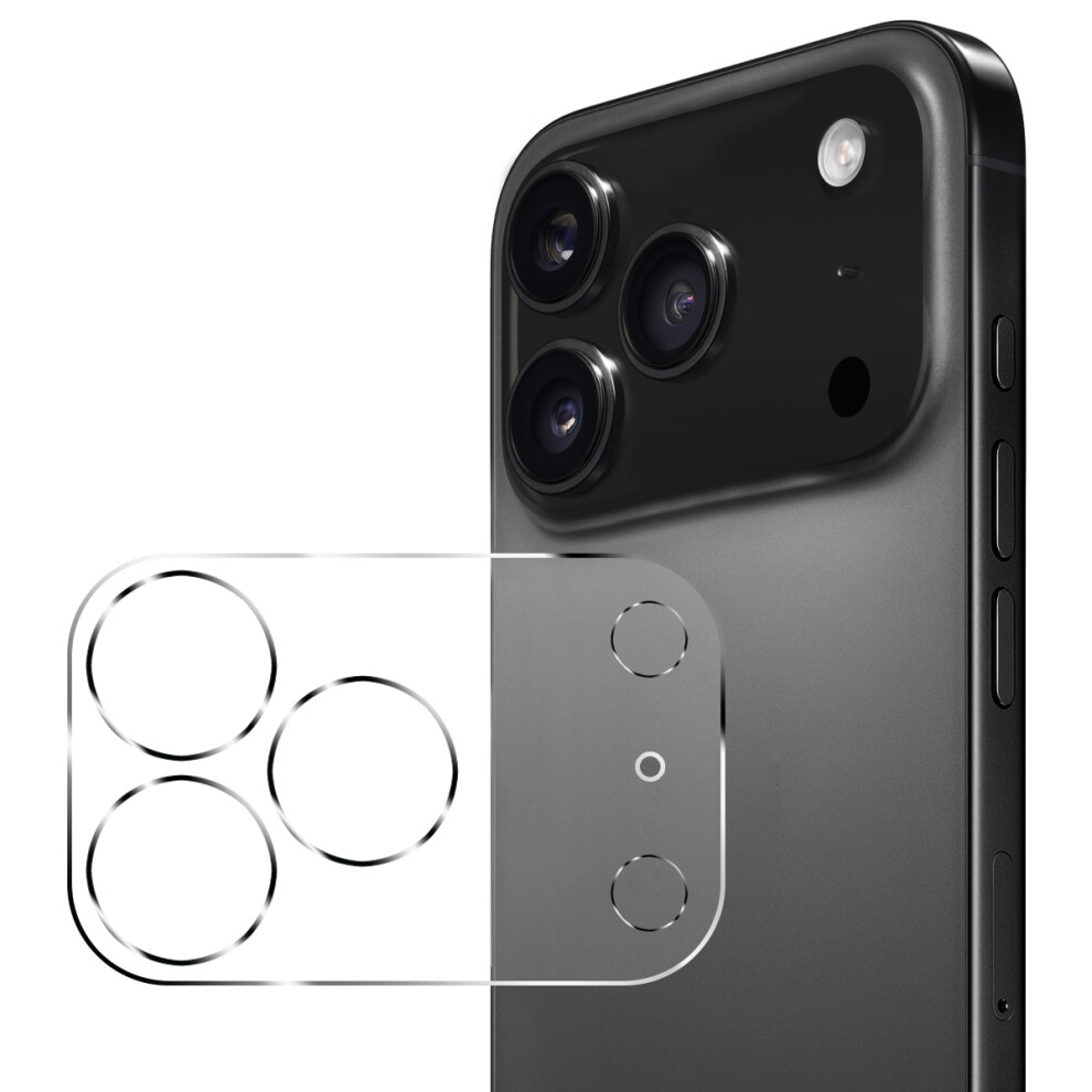 (Transparent) For Iphone 17 Pro Max Camera Lens Protector Enkay Hat-Prince Integrated Tempered Glass Lens Film 6914286734785