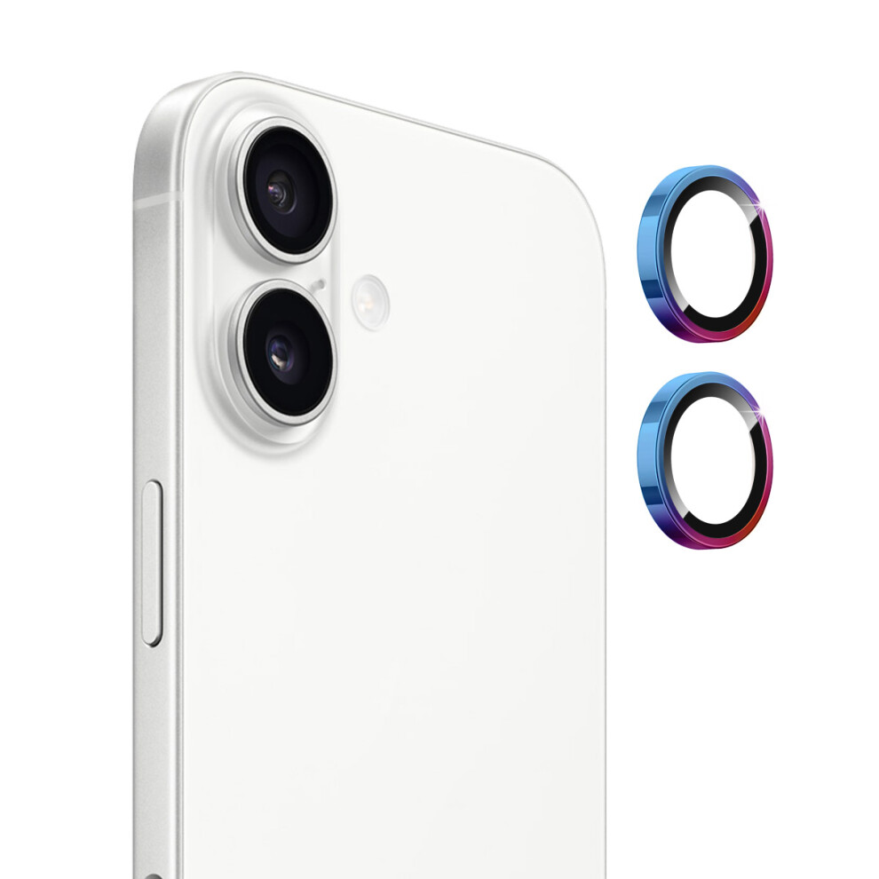 (Colorful) For Iphone 17 Camera Lens Film Enkay Hat Prince Tempered Glass+Aluminum Alloy Lens Protector 6914284433482