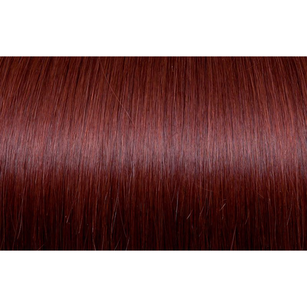 Seiseta Keratin Fusion Russian Hair Extension 20Pcs 35 Deep Red 55Cm