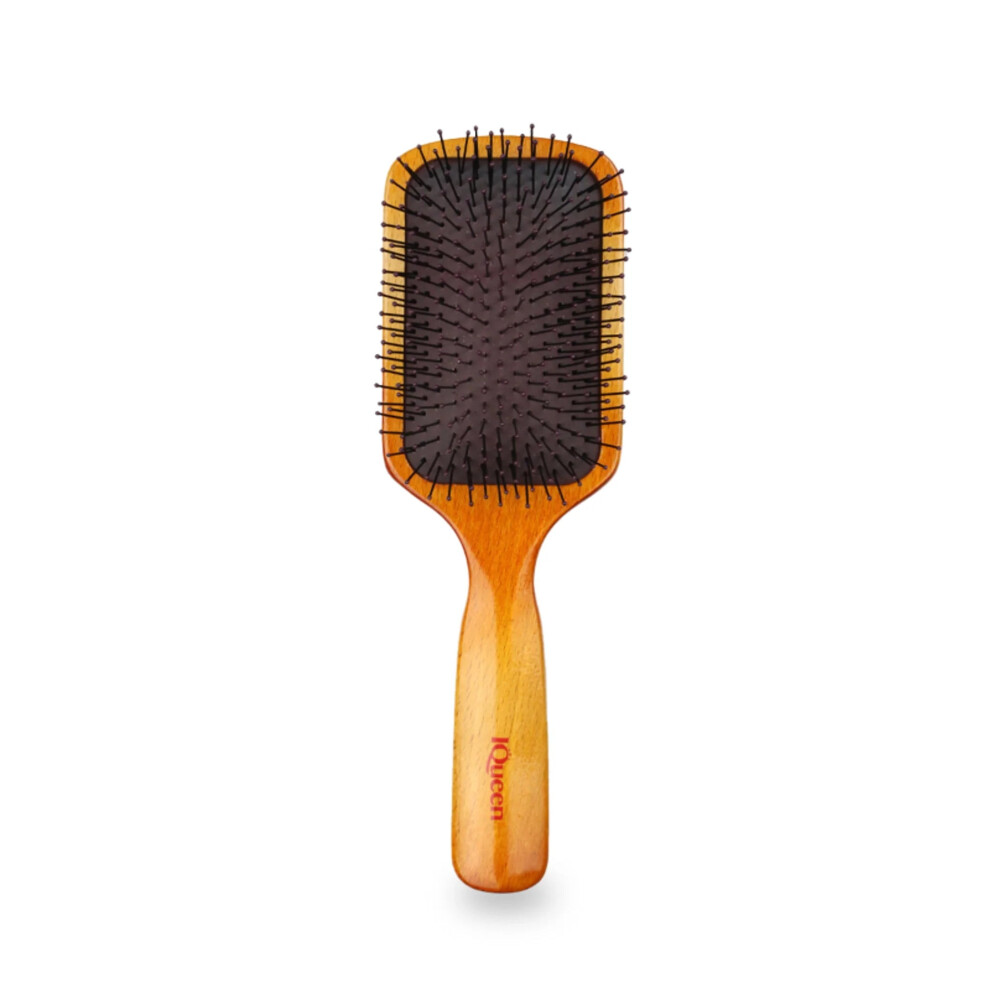 Iqueen Glossy Lux Large Paddle Detangler Hair Brush 75X235mm