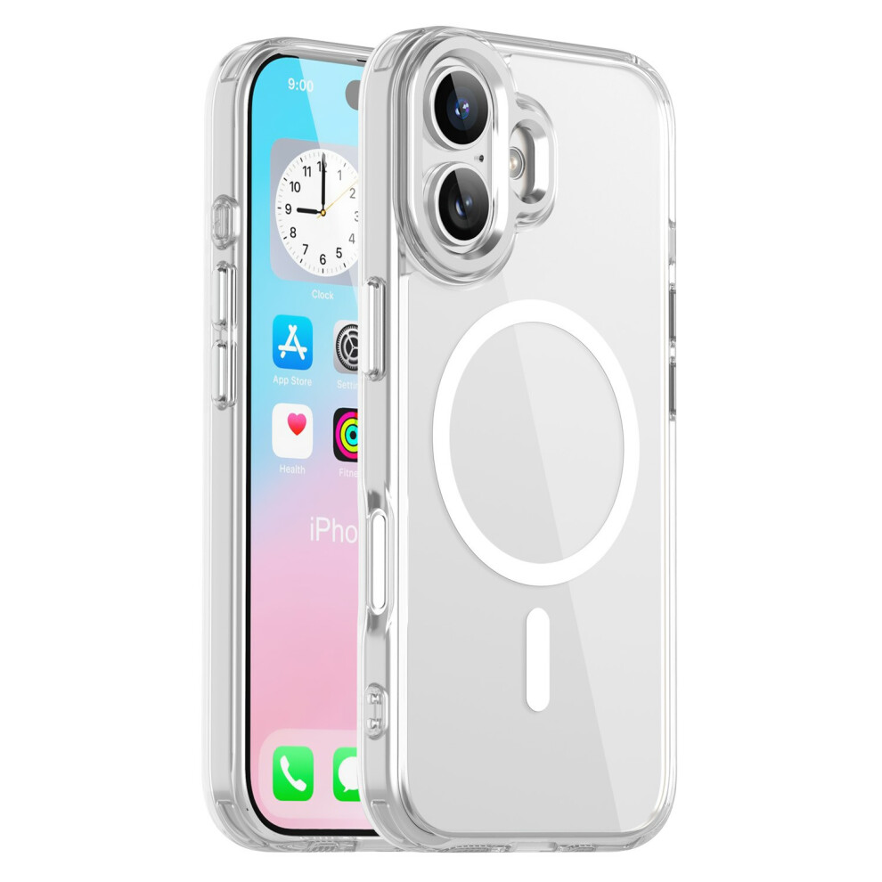 (Transparent) For Iphone 17 Case Compatible With Magsafe Tpu+Pc Transparent Phone Cover 6914287431676