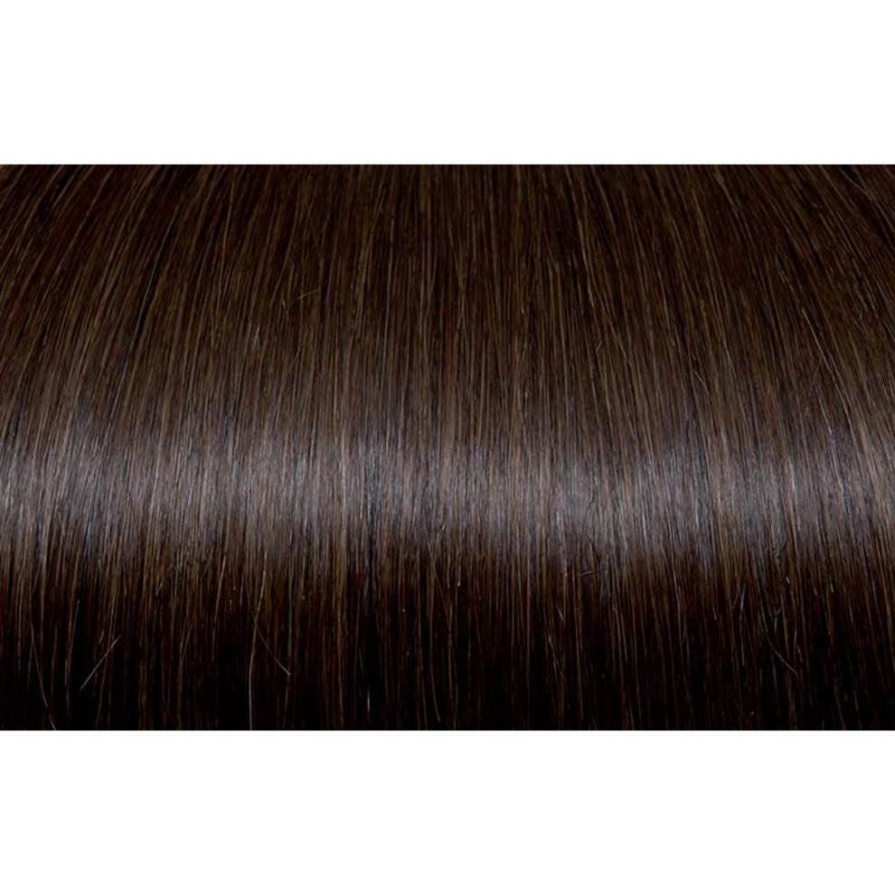 Seiseta Keratin Fusion Russian Hair Extension 20Pcs 6 Light Brown 55Cm