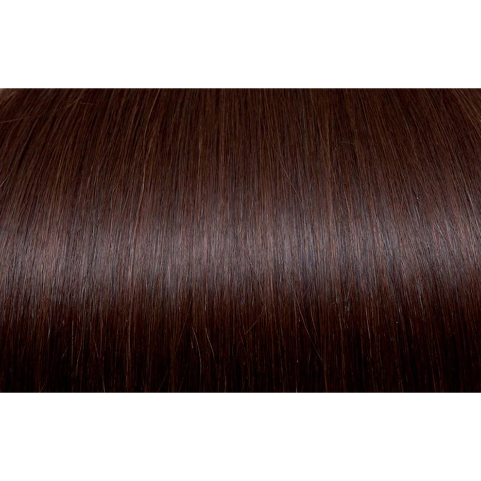 Seiseta Keratin Fusion Classic Hair Extension 25 Strands 32 Mahogany Chestnut Brown 50/55Cm 20Gr
