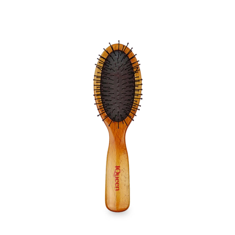 Iqueen Glossy Lux Small Oval Detangler Hair Brush 50X175mm