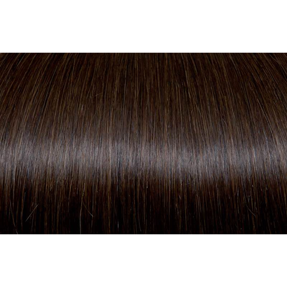 Seiseta Unisex Brown Keratin Fusion Classic Hair Extension 25 Strands 6 Light 60/65Cm 25Gr