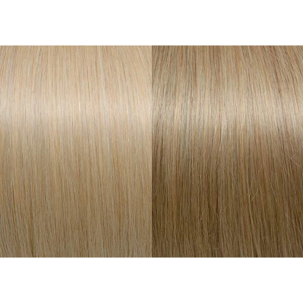 Seiseta Unisex Gold Keratin Fusion Classic Hair Extension 25 Strands Meches 140 Blonde/Light Blonde 60/65Cm 25Gr