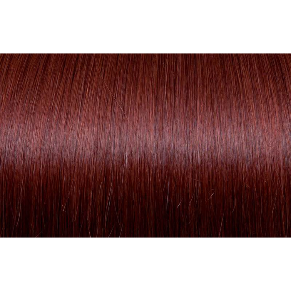 Seiseta Tape-In Classic Hair Extension 6 Strands 35 Deep Red 50/55Cm 15Gr
