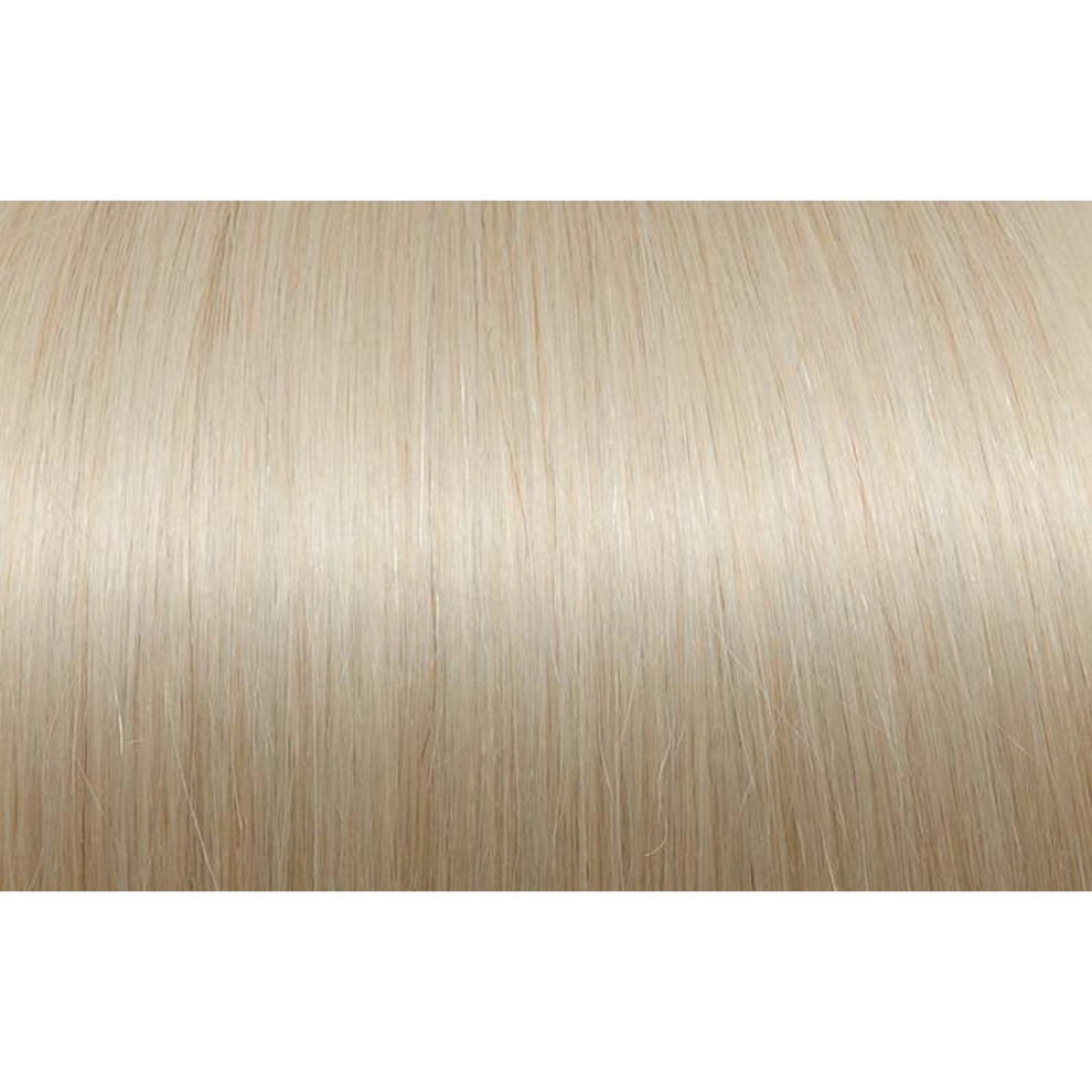 Seiseta Keratin Fusion Russian Hair Extension 20Pcs 1004 Ultra Very Light Platinum Blonde 55Cm