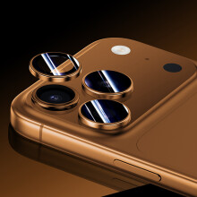 (Desert Gold) BENKS 1 Set For iPhone 17 Pro 17 Pro Max Synthetic Sapphire Camera Lens Protector 9H Hardness Lens Film