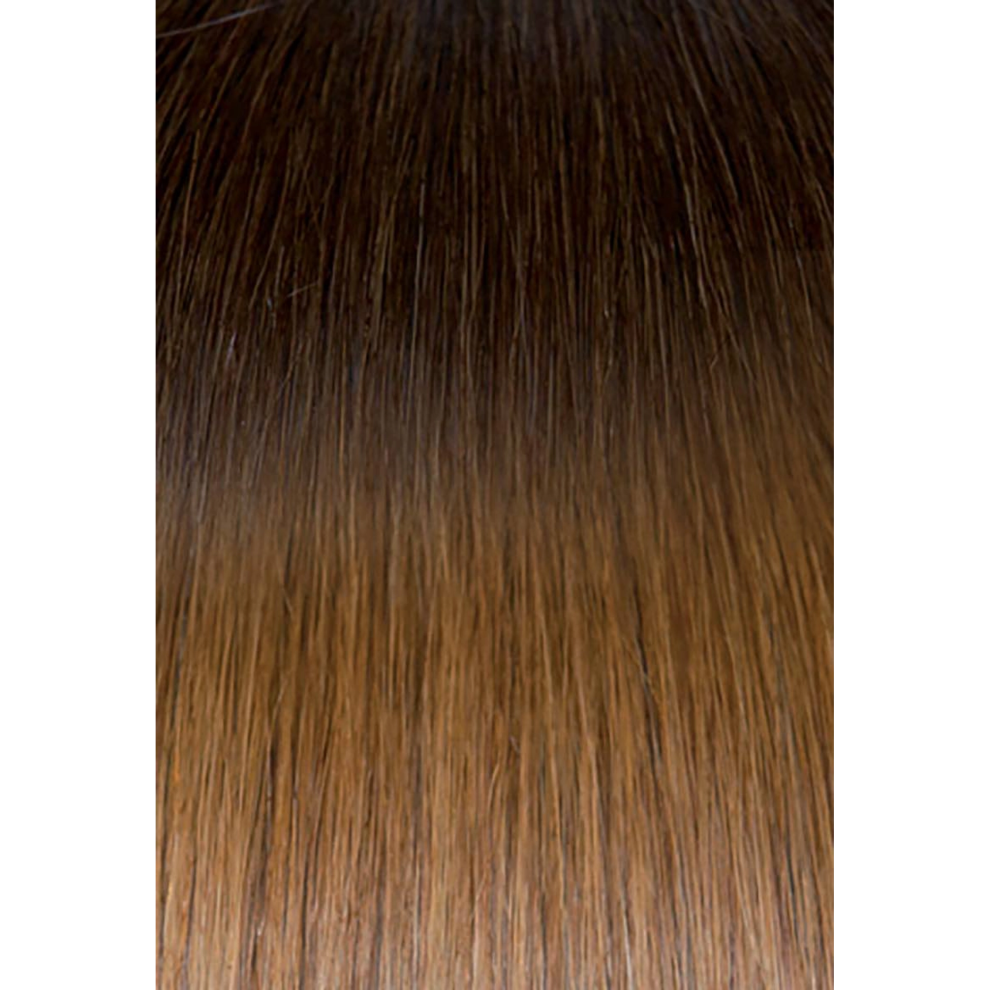Seiseta Tape-In Russian Hair Extension 6 Pcs Ombre 6/27 Light Brown/Tobacco Blonde 55Cm