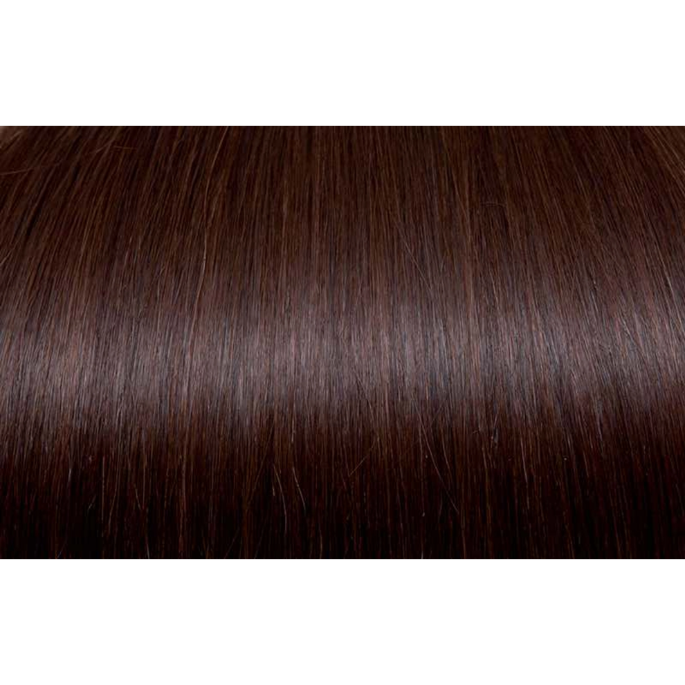 Seiseta Tape-In Russian Hair Extension 6 Pcs 32 Mahogany Brown 55Cm