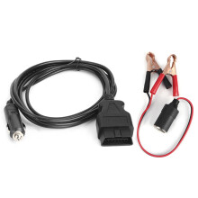 OBD2Notfall-Stromversorgungskabel – 3m ABS Messing Auto-Erweiterungssockel