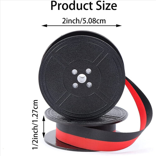 6Pack Typewriter Ribbon Twin Spool Red & Black for Most Typewriter 1