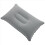 Coussin gonflable pliable à air floqué gris clair 7