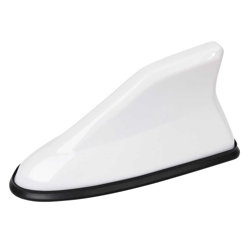 Piano Coating Car Roof Aerial Radio Signal Shark White 8320539176185
