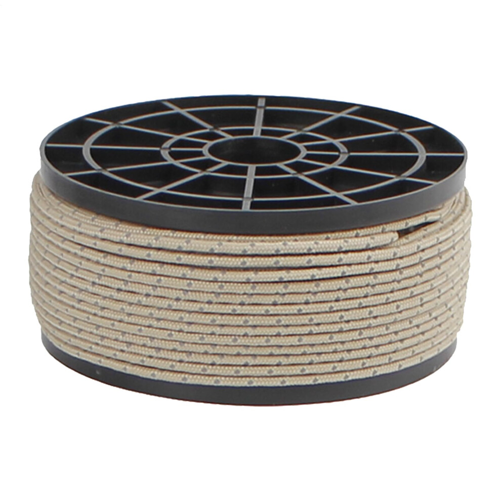Reflective Tent Rope 50M Weatherproof Waterproof Cord For Camping Hiking Outdoor Traction Rope Khaki 6447073657658