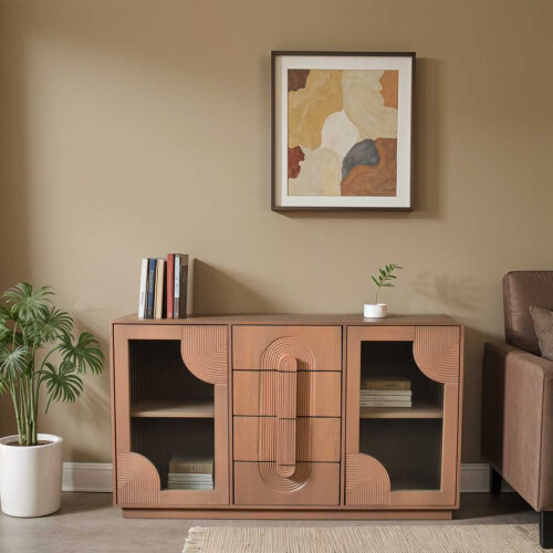 Indus Solid Wooden Extra Large Sideboard 1