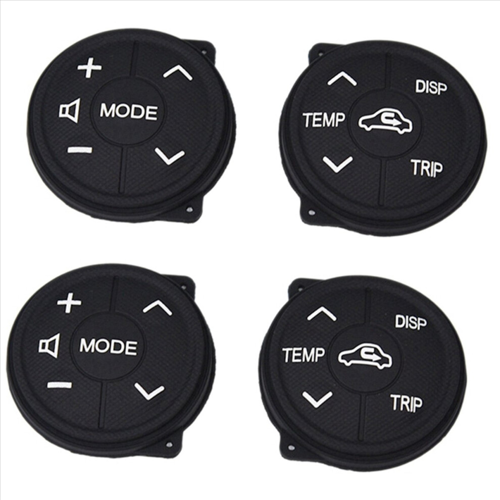 4X For Prius Steering Wheel Switch Control Button Panel Rubber 4851216640735