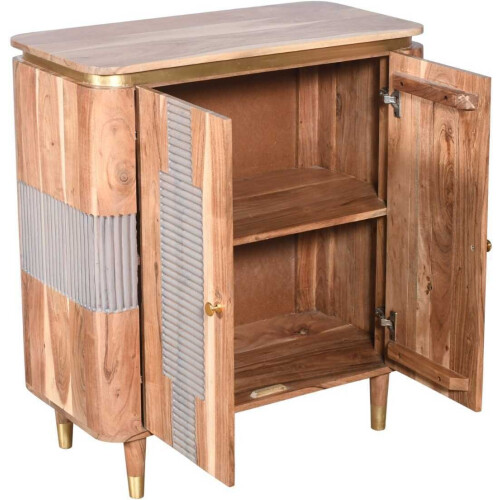 Wilton Acacia Wood 2 Doors Sideboard 2
