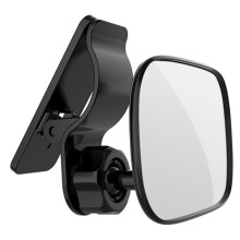 Car Rear Seat Monitor Mirror with Clip Installation, Adjustable, Universal Fit, Durable Material for Safety Viewing