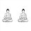 Wall Sticker Meditating Buddha Decal Removable Art Mural Home Decor 1