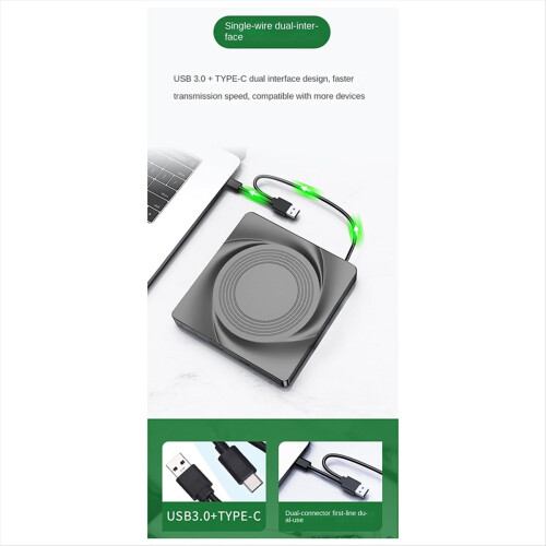 External CD/DVD Drive CD DVD +/-RW Drive Optical Drive Player 2