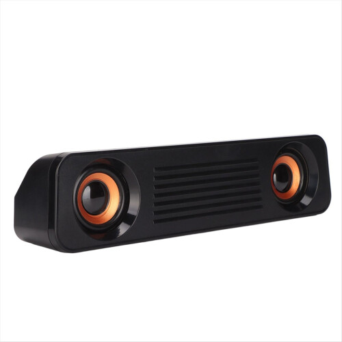 Wired Speaker 3.5mm Plug HiFi Stereo Subwoofer USB Powered 2