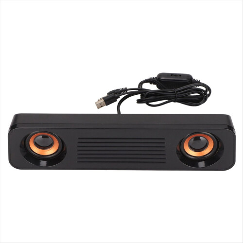 Wired Speaker 3.5mm Plug HiFi Stereo Subwoofer USB Powered 1