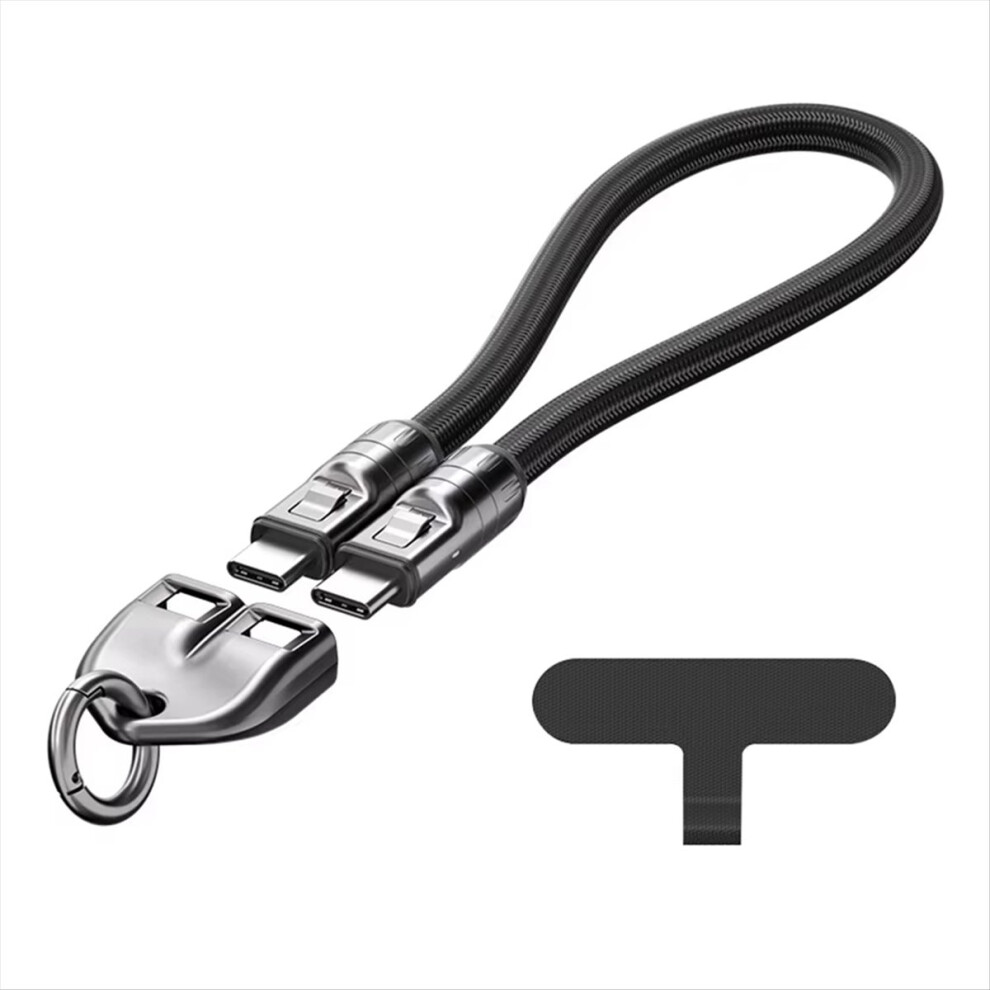 240W Pd3.1 Data Cable Type C To Type C Fast Charging Cord, Black 4711093059672