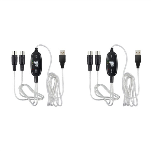 USB to MIDI 5Pin Cable Converter for Piano Electronic Instruments