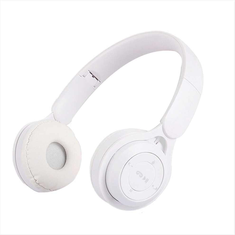 Wireless Bluetooth Headset Portable Foldable Children Headset White-image-OPC-PKFRJFQ-NEW