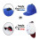 8Pcs Hat Hooks for Wall Hat Rack for Baseball Cap Hat Display Black 5