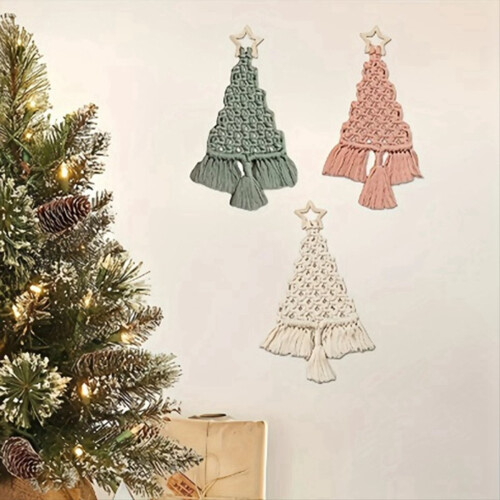 Makramee-Weihnachtsbaum-Bastelset (Weihnachtsgeschenkset) 2